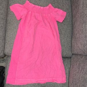 Bright PINK Off Shoulder Dress